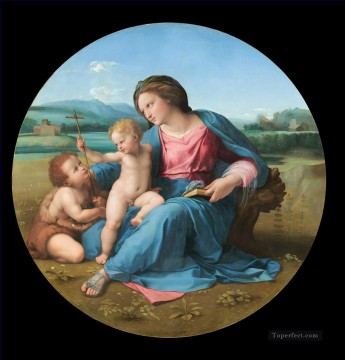 ラファエル Painting - アルバ・マドンナ・ルネサンスの巨匠ラファエロ